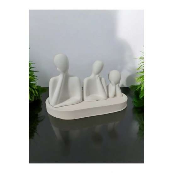 Pinterest Modern Minimalist Aile Heykeli – Zarif ve Anlamlı Dekoratif Obje