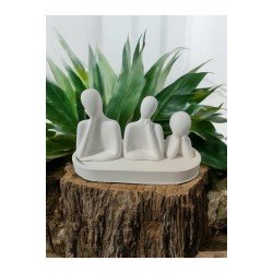 Pinterest Modern Minimalist Aile Heykeli – Zarif ve Anlamlı Dekoratif Obje