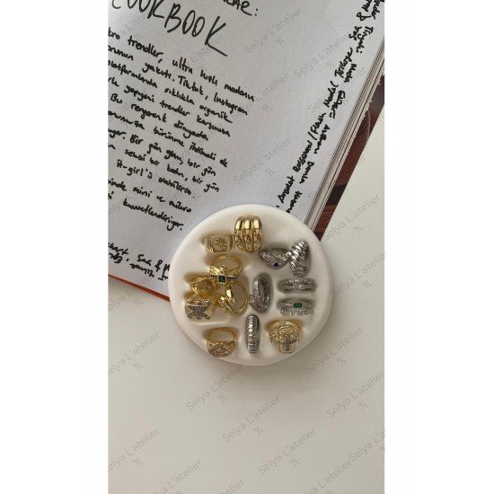 Dekorarif Yüzüklük , Takılık Standı , Ornganizer