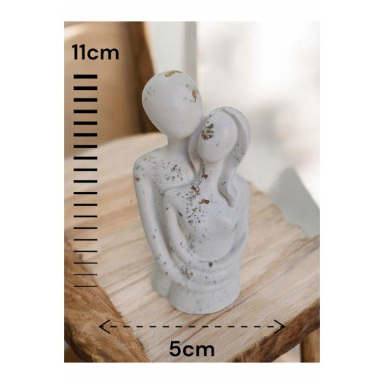 Bernami Sarılan Çift Biblo