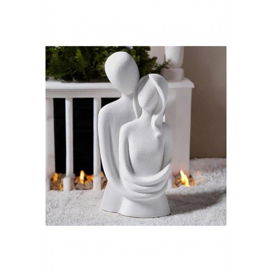 Dekoratif Sarılan Çift Sevgili