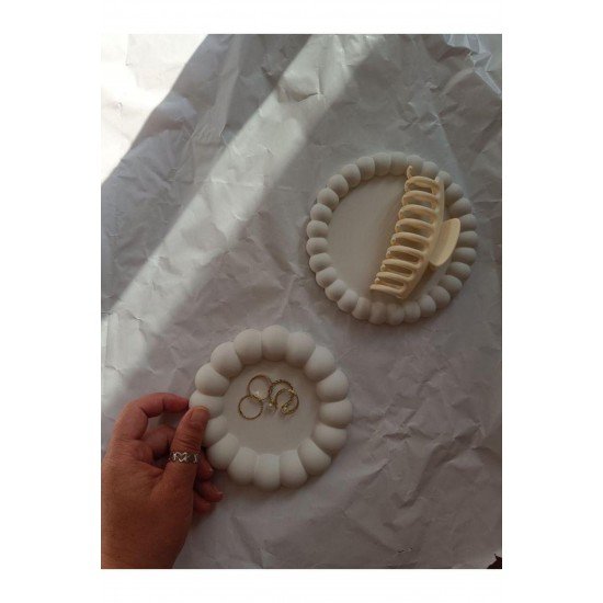 Bubble Dekoratif Tabak, Bardak Altlığı 2’li Set