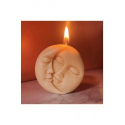 Bernamiofficial Güneş Ay Kokulu Mum Hediyelik Mum