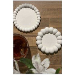 Bubble Dekoratif Tabak, Bardak Altlığı 2’li Set