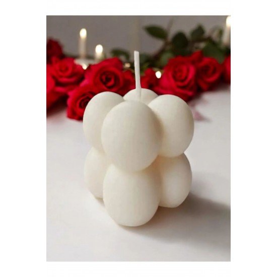 1 Adet Bubble Mum Zambak Kokulu Düğün Nişan Mevlüt Süsü