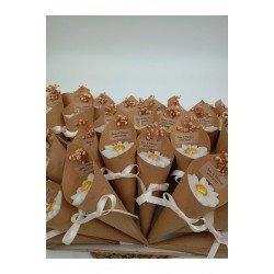 Kişiye Özel Düğün|nişan|söz|Kına|Sünnet| Hediyelik Vanilya Kokulu Buket Mum-20 Adet