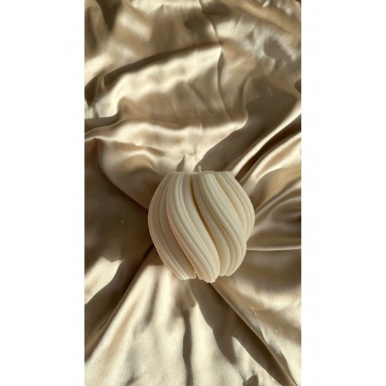 Dönen Dalga Sütun Mum