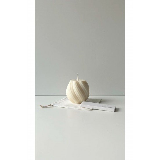 Dönen Dalga Sütun Mum