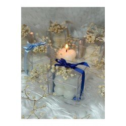 Official Nişan & Söz Kutulu Bubble Mummavi Kurdele - 10 Adet