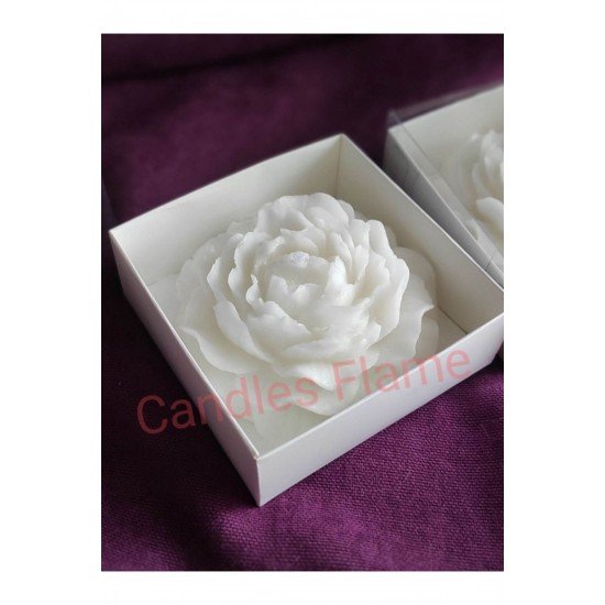 20 Adet Kokulu Mum Şakayık Çiçek Mum Hediyelik Söz Nişan Hediyelik