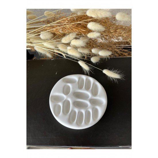 Dekoratif  Takı Tabağı, Yüzüklük, Küpelik, Takı Ürün Çekim Tabağı