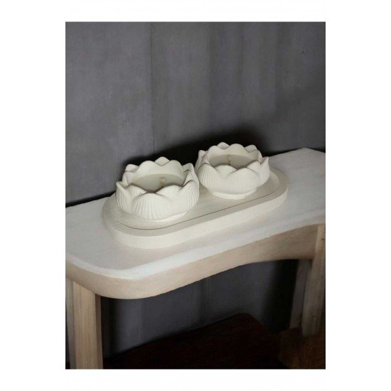 PİNTEREST İKİLİ LOTUS SUNUMLUK MUM