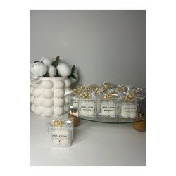 Pinterest Mumlar Çiçekli Buble Hediyelik Mum, Nikah, Doğum, Sünnet, Düğün Nişan Söz 10 Adet