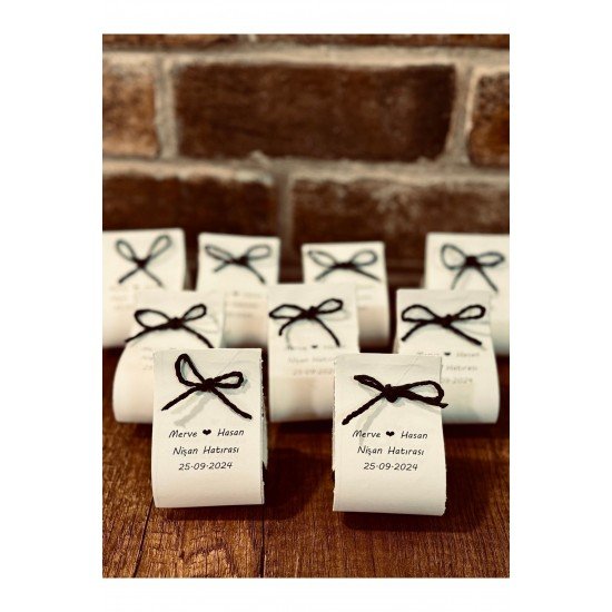 Süslemeli Mini Bubble Mum, Nikah Şekeri, Doğum, Sünnet, Düğün Nişan Söz, Kına - 15 Adet