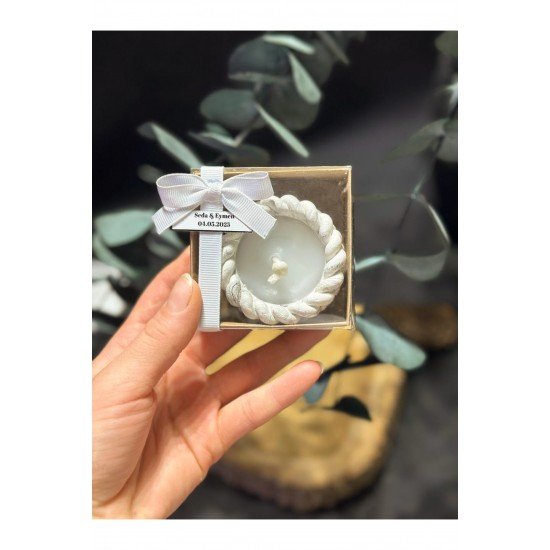 Pinterest Burgu Mum Hediyelik 10'lu | Kına, Söz, Nikah, Babyshower, Doğum Günü | Şeffaf Kutulu