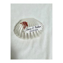 10 Adet İstiridye Kutu İçerisinde Mum Kız isteme, Söz, Nişan, Kına, Düğün, Doğum Hediyelikleri