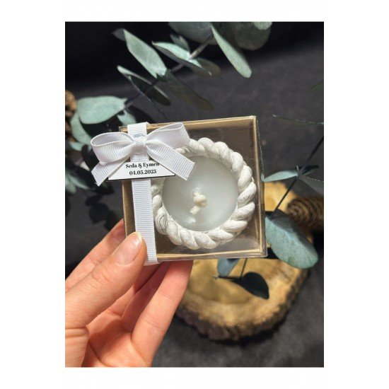 Pinterest Burgu Mum Hediyelik 10'lu | Kına, Söz, Nikah, Babyshower, Doğum Günü | Şeffaf Kutulu