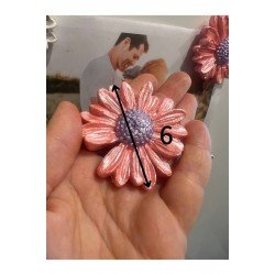 Papatya Magnet, 8li Magnet Seti, Çiçek Magnet, El Yapımı Dekoratif Çiçek Magnet