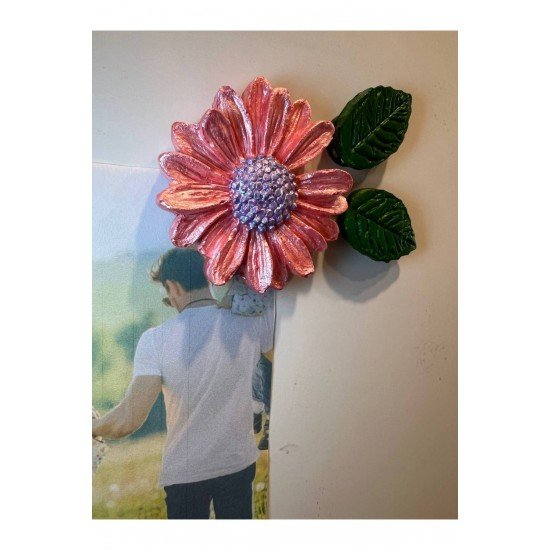 Papatya Magnet, 8li Magnet Seti, Çiçek Magnet, El Yapımı Dekoratif Çiçek Magnet