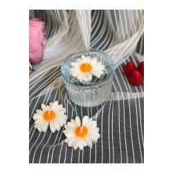 Official Papatya Suda Yüzen 3’lü Set Mum Papatyalı Mum