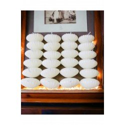 Official 20 Adet Dekoratif Mini Istiridye Mum Seti