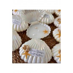 Official Kutulu Istiridye Mum Söz, Nişan, Nikah, Doğum Günü, Düğün, Hediyelik - 10 Adet