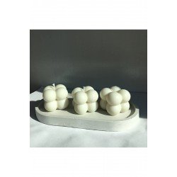 3 Lü Mini Bubble Kokulu Mum