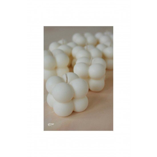 Bubble Mum Dekoratif Mini Söz,nişan,düğün,nikah,kına Hediyelik - Beyaz Renk 1 Adet