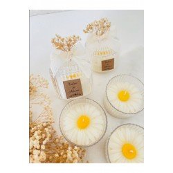 Papatyalı Mum - Söz Nişan - Nikah - Bebek Hediyeliği