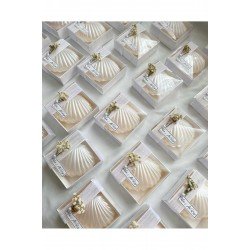 Kutulu Istiridye Mum Düğün, Nişan , Söz ,kına , Mevlüt , Doğum Günü , Yılbaşı Hediyelik- 10 Adet