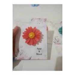 20 adet kartlı mum kina düğün nişan hediyelik