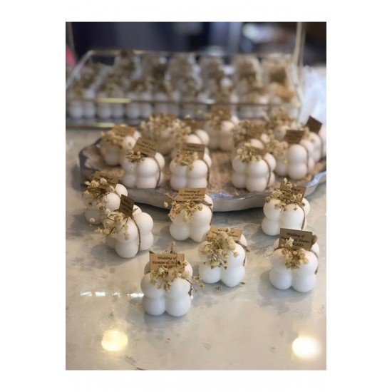 Official Özel Süs Mumluk Nişan Söz Hediyelik - 25adet