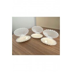 1 adet Plastik Kapaklı Istiridye Midye Kokulu Mum Trend Model