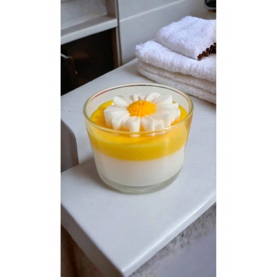 Mum Papatya Model Cam Bardak