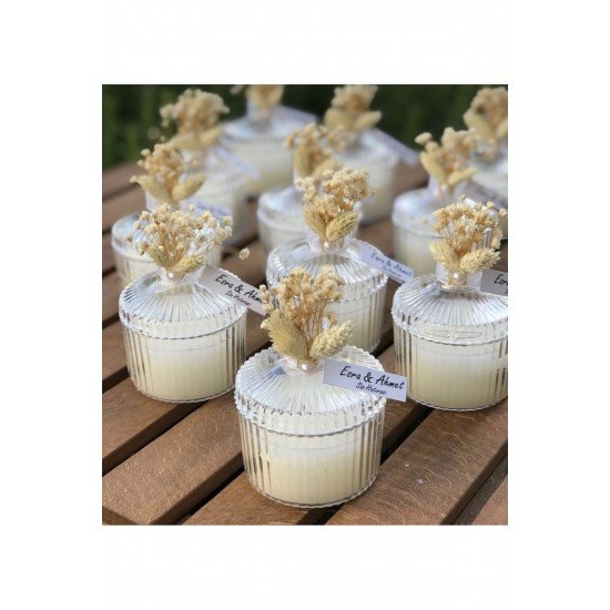 Mika Şekerlik Mum 15 Adet Söz Nişan Nikah Kına Düğün Mevlüt Doğum Hediyesi