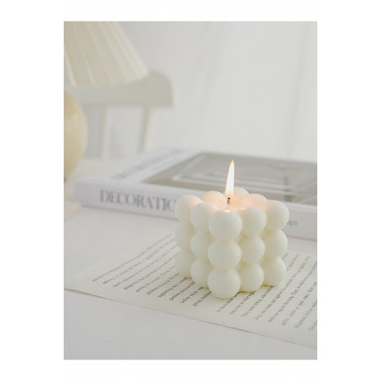 Pinterest Bubble Candle Mum Kokulu Dekoratif Mum El Yapımı - 2 Adet