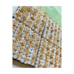 Özel süs nişan söz nikah doğum günü daha bir çok özel gün için bouble mum mumluk hediyelik 30 adet