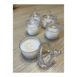 Hediyelik Mum 5’li Set (MİKA KUTUDA, KAPAKLI)