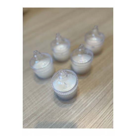 Hediyelik Mum 5’li Set (MİKA KUTUDA, KAPAKLI)