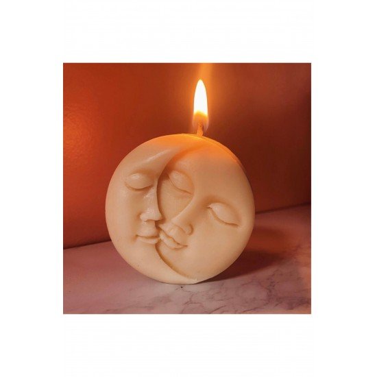 Güneş Ay Kokulu Mum Hediyelik Mum