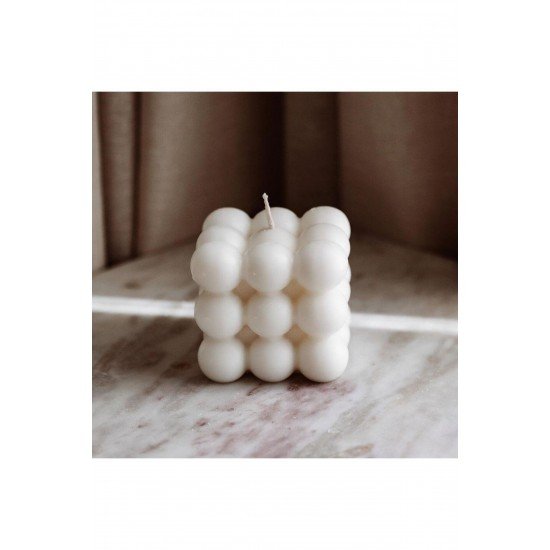 Pinterest Bubble Candle Mum Kokulu Dekoratif Mum El Yapımı - 2 Adet