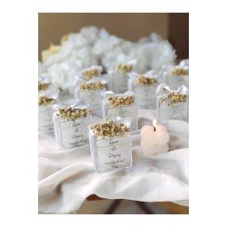 Özel Düğün/nişan/söz/doğum Günü Lüks Mini Çiçek Buketli Kokulu ( 15 Adet ) Bubble Mum