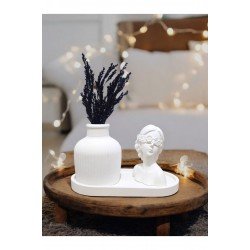 Kadın Figürlü 3'lü Vazo Seti