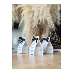 Pinterest Çantalı Kartlı Bubble Mum Hediyelik 10'lu Özel Tasarım Bubble