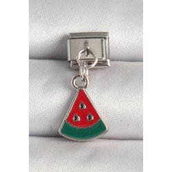 Özel Çelik Renk Karpuz Dilim Model Nomination Charm Fırsat!!!