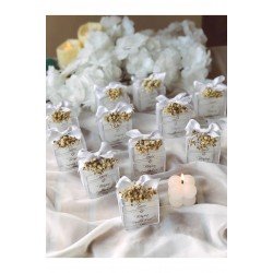 Özel Düğün/nişan/söz/doğum Günü Lüks Mini Çiçek Buketli Kokulu ( 15 Adet ) Bubble Mum