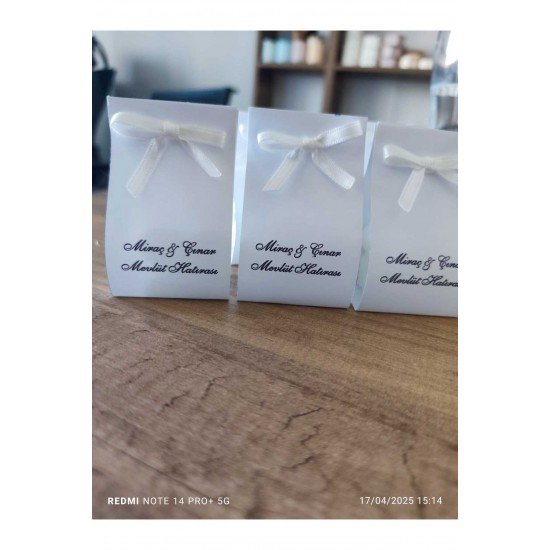 Kişiye Özel Düğün|Nişan|Söz| Annelergünü| İsme Özel Hediyelik Bubble Mum Süslemeli - 10 Adet