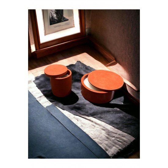 2'li Özel Soya Wax %100 Naturel Renkli Kutulu Kahve Kokulu Candle Dekoratif Mum