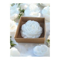 Official Özel Tasarım 20 Adet Gül Şakayık Mum Nişan Nikah Düğün Kına Hediyelik