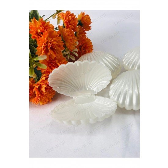 Söz, Nişan, Kına, Düğün, Mevlüt, Sünnet, Nikah Şekeri Sedefli Mika İstiridye Kutu, 10 Adet